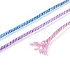 30M Segment Dyed Macrame Cotton Cord OCOR-T018-01N-3