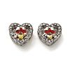 Alloy Enamel European Beads FIND-Q115-08P-1