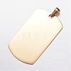 Ion Plating(IP) 304 Stainless Steel Pendants STAS-G077-01G-3
