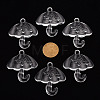 Transparent Acrylic Pendants TACR-T024-01B-205-3