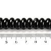 Natural Black Agate(Dyed & Heated) Beads Strands G-G177-F01-02-5