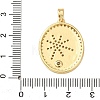 Brass Micro Pave Rhinestone Pendants KK-Z161-01G-02-3