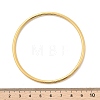 Ion Plating(IP) 7Pcs Fashion 304 Stainless Steel Plain Bangles BJEW-L664-022B-G01-7