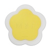 Flower-Shaped Silicone Heat Insulation Coasters AJEW-K055-03B-1