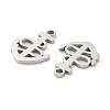 316 Surgical Stainless Steel Charms STAS-Q314-14P-2