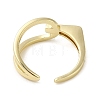 Brass Open Cuff Rings RJEW-Q778-52G-3