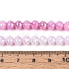 Anti-Tarnish Electroplate Glass Beads Strands GLAA-N056-6mm-08-2