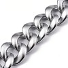 Handmade Spray Painted CCB Plastic Curb Chains AJEW-JB00737-03-2