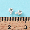 Brass Crimp Beads KK-Z030-16A-S-3