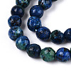 Dyed Natural White Jade Beads Strands G-T139-6mm-60-22-3