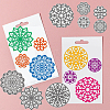 Mandala Carbon Steel Cutting Dies Stencils DIY-WH0309-975-3