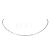 304 Stainless Steel Cable Chain Twisted Chain Necklaces for Women Men NJEW-JN05798-2