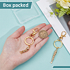 2Pcs Brass Micro Pave Cubic Zirconia Fish Pendant Decorations HJEW-BC00103-3