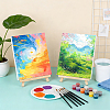 28Pcs Folding Wood Tabletop Easel AJEW-WH0709-313-4