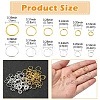 1280Pcs Iron Open Jump Rings IFIN-YW0003-53-3