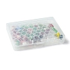 Christmas Theme Handmade Lampwork with Transparent Glass Bead Set DIY-FS0006-97-6