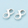 925 Sterling Silver Double Opening Lobster Claw Clasps STER-T008-73S-03-2