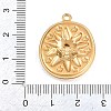 304 Stainless Steel Enamel Pendants STAS-G392-03G-02-3