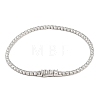 925 Sterling Silver Micro Pave Cubic Zirconia Tennis Bracelets for Women BJEW-C117-01A-P02-4