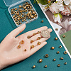 100Pcs 10 Styles Tibetan Style Zinc Alloy Beads FIND-SP0005-96-3