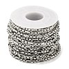 304 Stainless Steel Figaro Chains STAS-B041-12P-2
