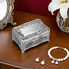 European Retro Floral Engraved Alloy Jewelry Boxes CON-WH0089-281-4