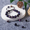 Kissitty DIY Stone Round Beads Bracelets Making Kits DIY-KS0001-20-13