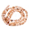Natural Hematoid Quartz/Ferruginous Quartz Heishi Beads Strands G-A299-A19-01-3