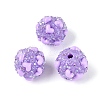 Opaque Acrylic & Transparent Resin Rhinestone Beads SACR-Q005-02A-02-1