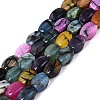 Natural Agate Beads Strands G-Q604-02A-M02-1