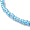 7Pcs Glass Seed Bead Anklets AJEW-AN00580-5