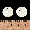 Natural Yellow Shell Pendants SH-CBACA76-03-3