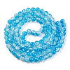 Transparent Crackle Baking Painted Glass Beads Strands X1-DGLA-T003-01A-05-2