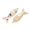 Printed Alloy Enamel Pendants RB-CBAA915-02G-06-2