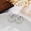 Alloy & Enamel Stud Earrings WG93313-02-1