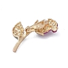 Alloy Rhinestone Brooches JEWB-H028-02G-03-2