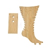 Leg Shaped Wood Anklet Display Stands WD-CBA482F-01A-3