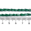 Transparent Electroplate Glass Beads Strands EGLA-H107-02A-PL03-2