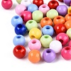 Opaque Acrylic European Beads OACR-Q200-04-1