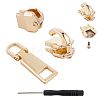 Stainless Steel Zipper Accessories FIND-WH0173-498KCG-1