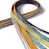 18 Yards 6 Styles Polyester Ribbon SRIB-C001-E06-3