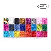 24 Colors Glass Seed Beads SEED-YW0001-01-4mm-1
