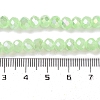 Baking Electroplate Glass Beads Strands DGLA-A039-J6MM-B10-4