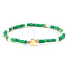 Resin & Brass Beads Stretch Bracelets for Women BK9964-3-1