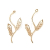 Brass Pendants KK-L266-01B-G-1