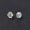Bicone AB Color Plated Eco-Friendly Transparent Acrylic Beads X-TACR-A003-4mm-22-3
