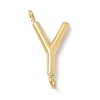 304 Stainless Steel Letter Connector Charms LS-STAS-M108-01G-25-1