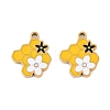 304 Stainless Steel Enamel Pendants SA-CBAA937-01G-1