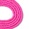 Handmade Polymer Clay Beads Strands CLAY-R089-4mm-Q031-2