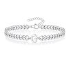 Letter 304 Stainless Steel Link Bracelets FS-WG7830E-31-1